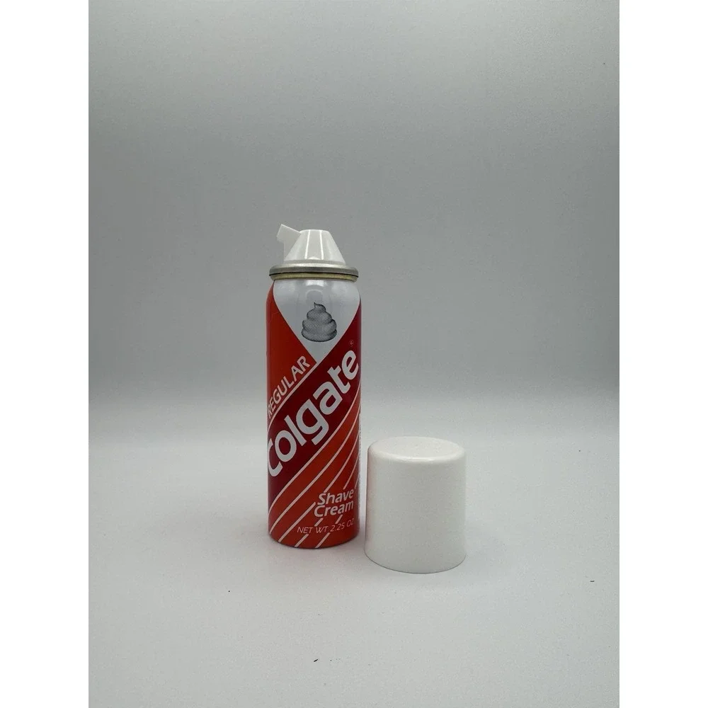 Vintage Colgate Shave Cream Vintage Used Almost Full 2.25 Oz